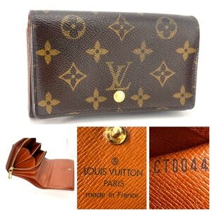 Louis Vuitton Monogram Canvas Tresor wallet authentic very good condition CT0044